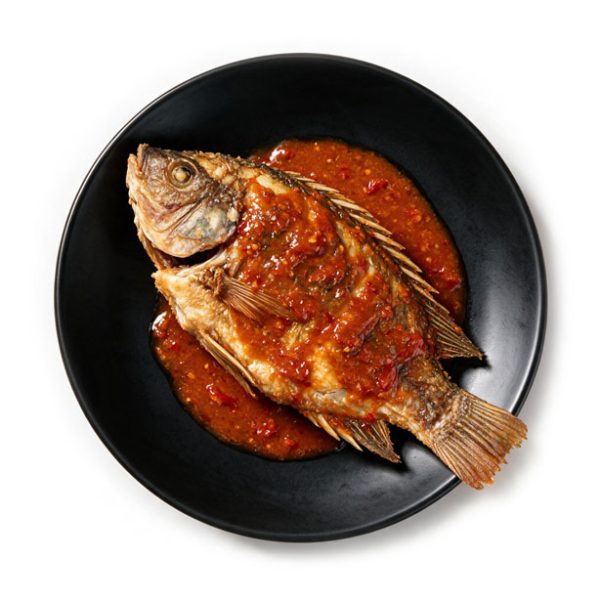 Fisch mit rotem Curry