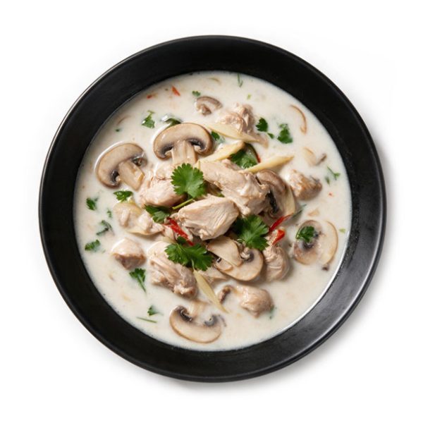 Poulet Kokosmilchsuppe
